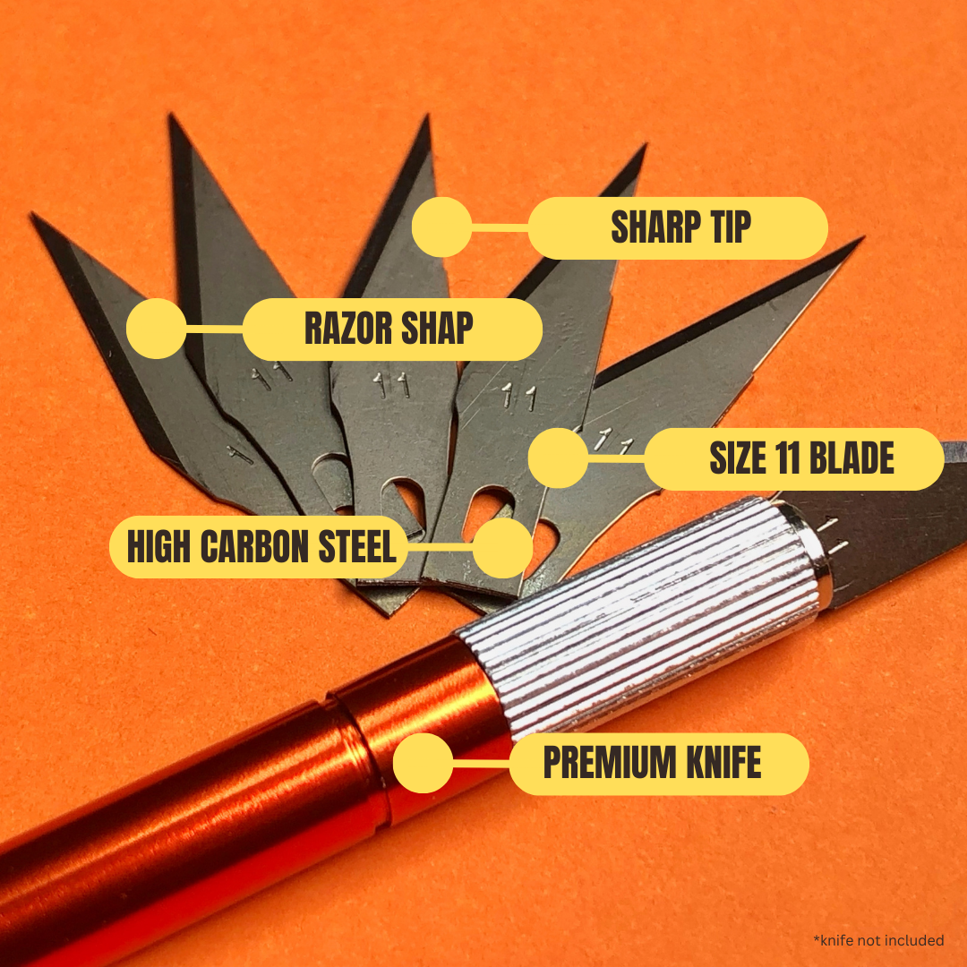 NINESTEPS Essential Knife spare blades (10)