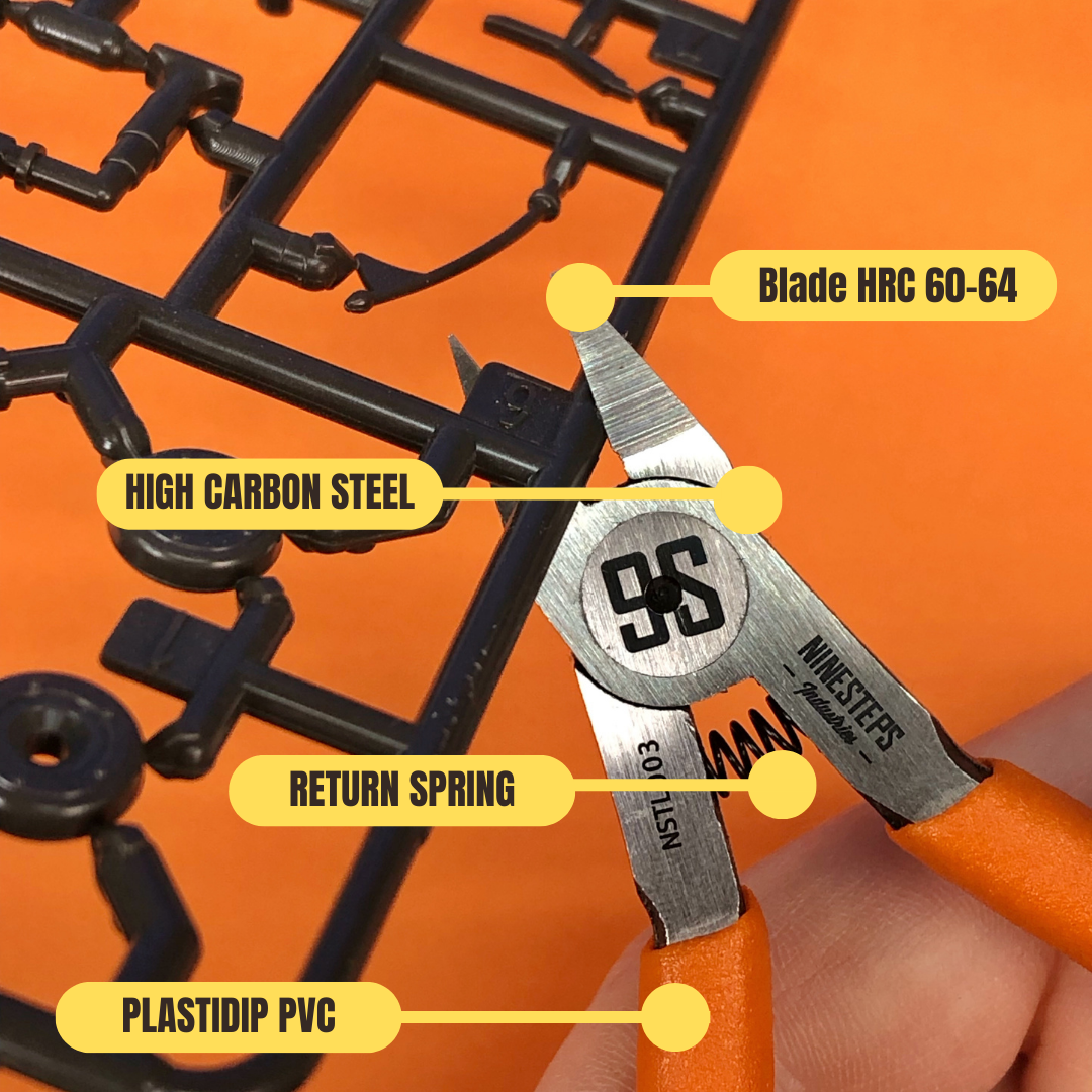 NINESTEPS Classic Side Cutter / Nipper (Slim Jaw)