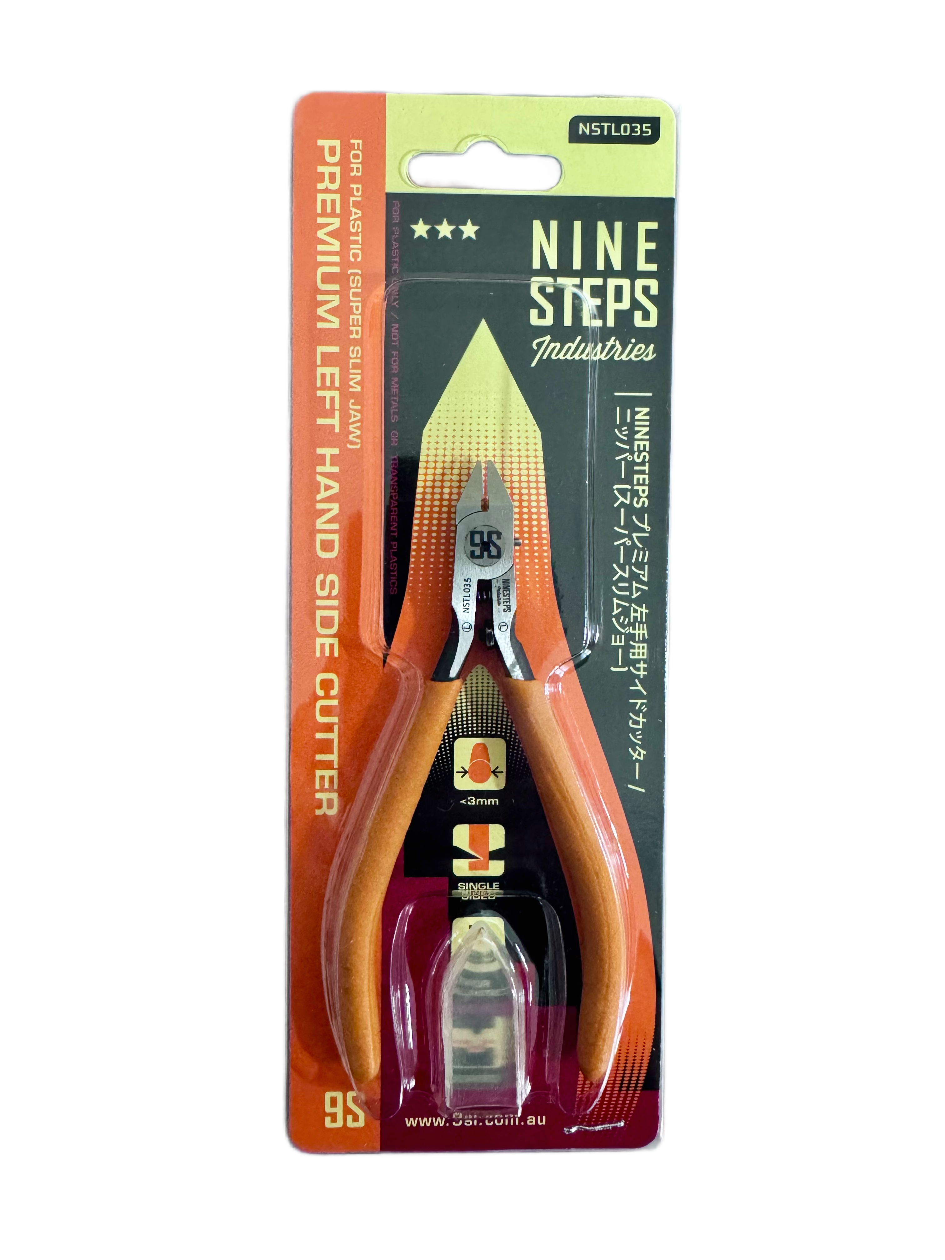 NINESTEPS Premium Left Hand Side Cutter / Nipper (Super Slim Jaw) **PRE-ORDER