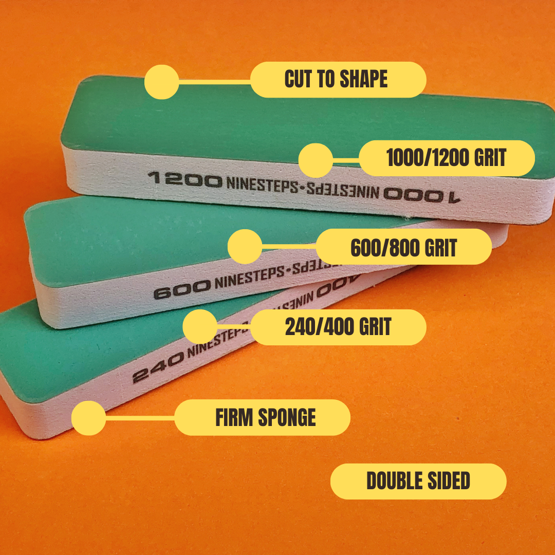 NINESTEPS Sanding Blocks Firm Type