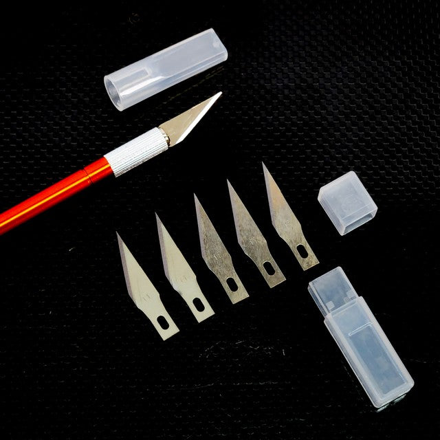 NINESTEPS Premium Hobby Knife w 5 spare blades – Ninesteps Industries