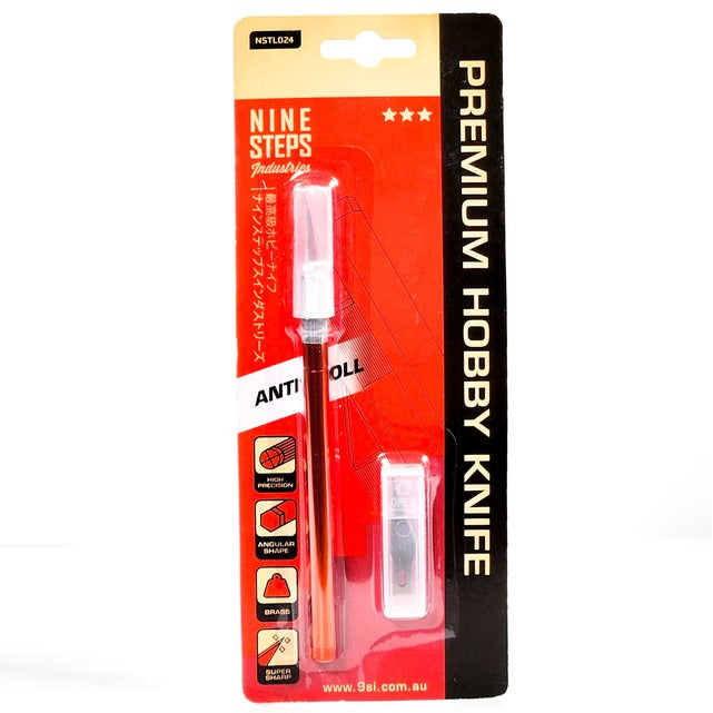 NINESTEPS Premium Hobby Knife w 5 spare blades