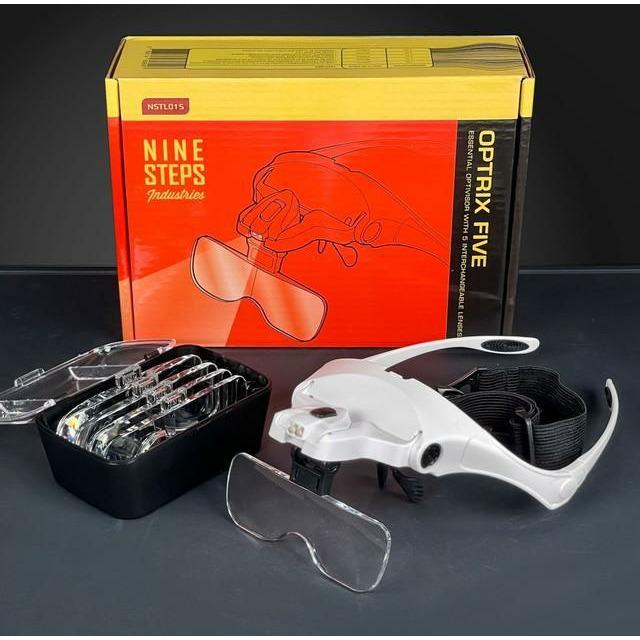 NINESTEPS OPTRIX FIVE Mag Head Visor with multi lenses and